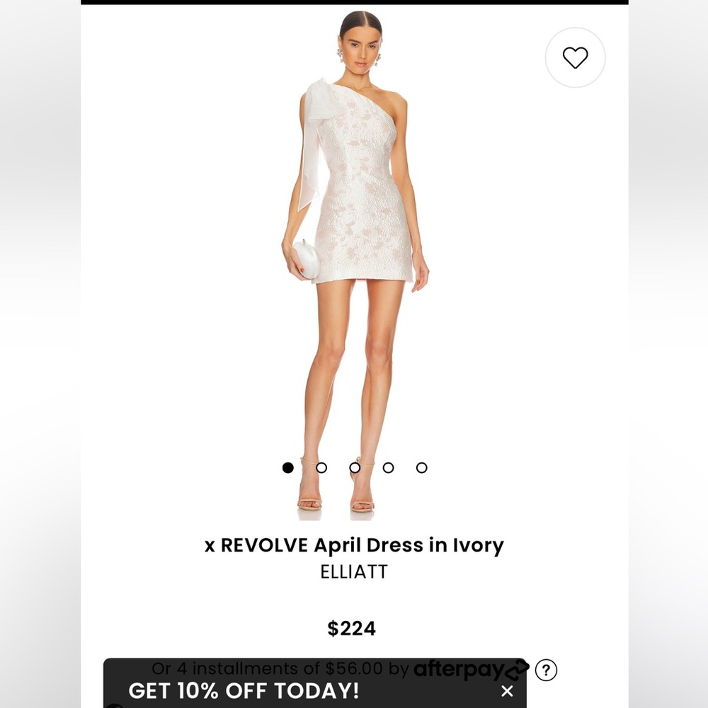 x REVOLVE April Dress in Ivory